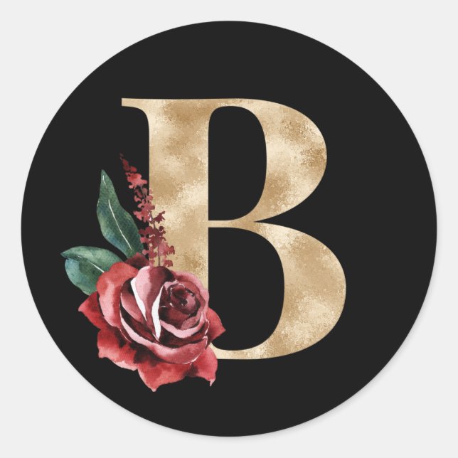 Férias de Inverno iniciais adesivo letra B (Frente)