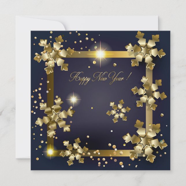 Férias de luxo Feliz Natal e Ano Novo (Frente)