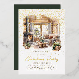 Férias de Natal Cozy Convite à apresentação