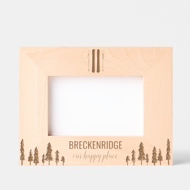 Férias de recurso de esqui personalizado (Front)