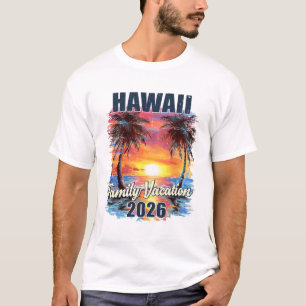 Férias em Família no Havaí 2026 Camisas Combinando