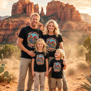 Férias em Família Sedona Arizona Camisa de Grupo C