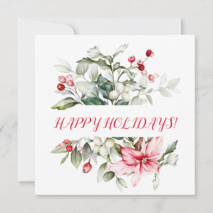 Férias Holly RED BERRY de inverno