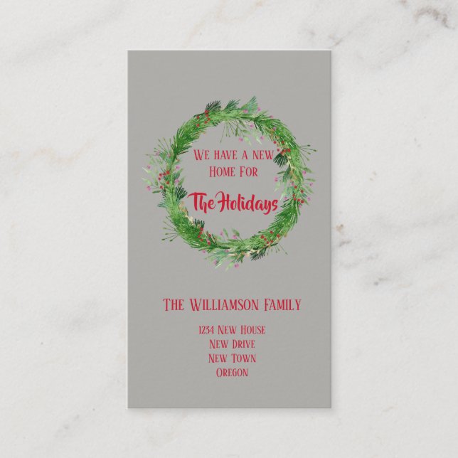 Férias | Movimentação de avisos Inserir cartões (Frente)