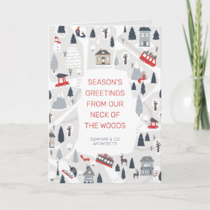 Férias no Cartões de natal de Natal da Cidade