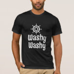 Férias T-Shirt De Cruzeiro Com Funny Lavy<br><div class="desc">Aqueles que já estiveram num cruzeiro sabem tudo sobre lavagem lavada! Todas as pessoas devem lavá-las antes de entrarem no Windjammer em Caribe real</div>