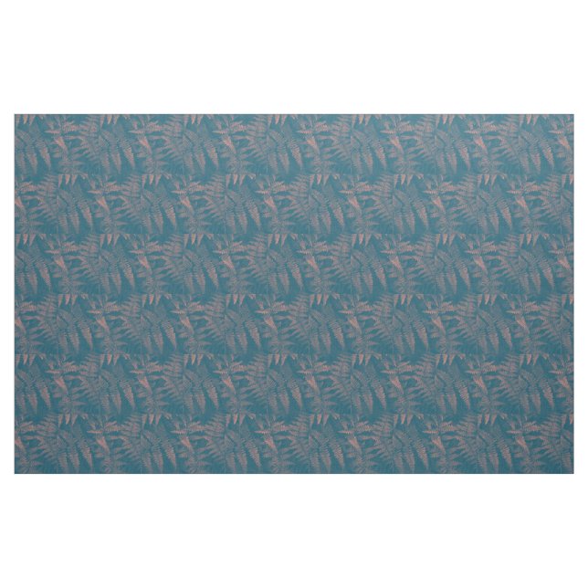 Ferns em Tecido rosa e lacrimejante (Fat Quarter)