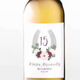 Ferradura Floral Ocidental Quinceanera