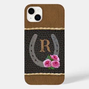 Ferradura Ocidental Personalizada e Rosas Rosa