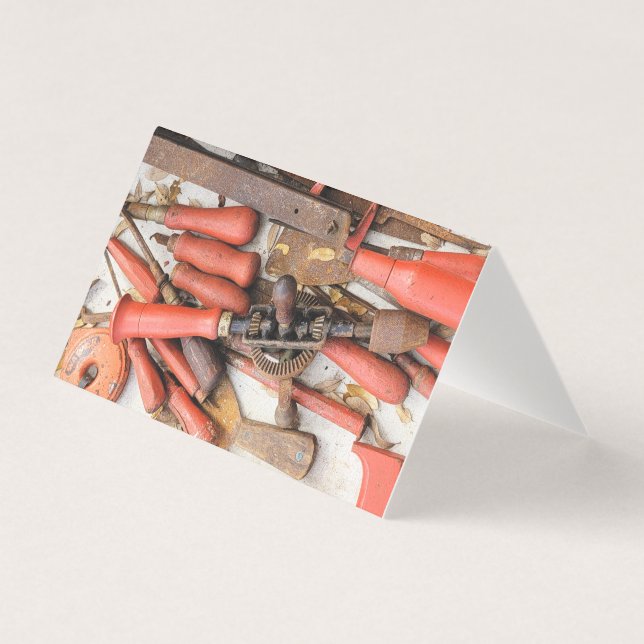 Ferramenta Antiguamente Rustic Red Man (Frente)