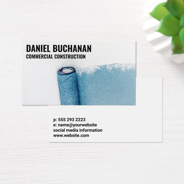 Ferramenta Cilindro de Tinta | Parede Pintada (Mesa)