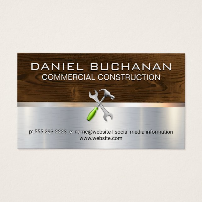 Ferramentas de construção Hardware de madeira metá (Frente)