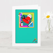 Ferramentas de Enfermeiro Obtêm Bem Cartão