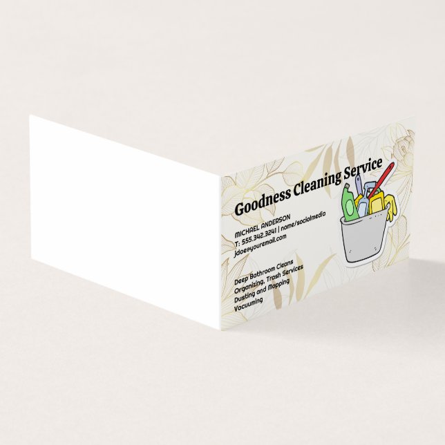 Ferramentas de Limpeza de Sala no Balde (Exterior)