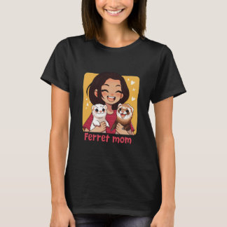 Ferret Mom Graphic T-Shirt