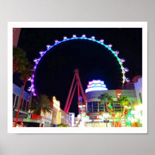 Ferris Wheel em Alto Rolo Las Vegas #6 Poster