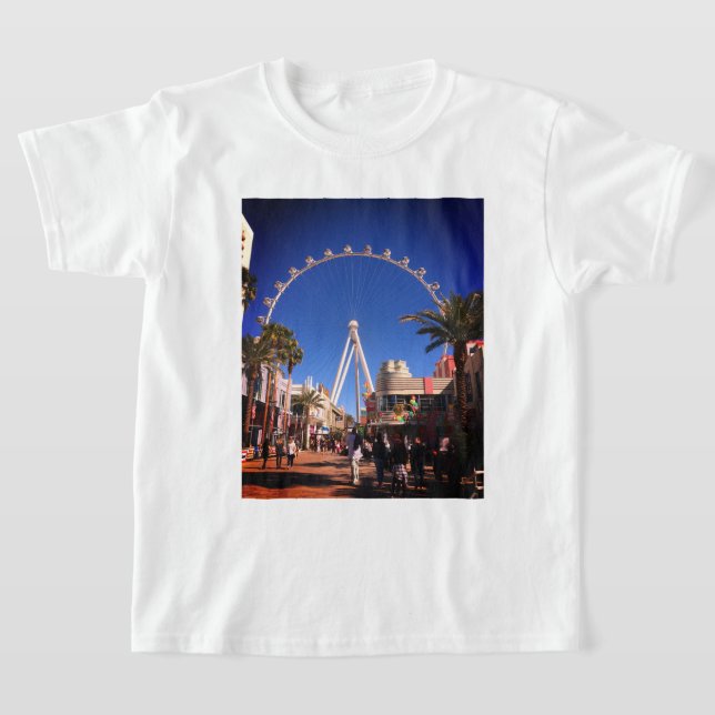 Ferris Wheel Las Vegas #1 T-shirt (Postura )