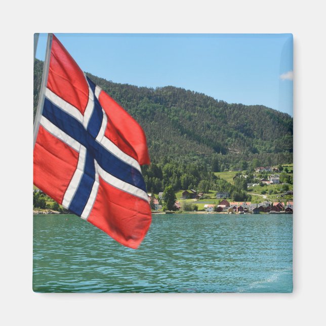 Ferro-automóvel com íman na Noruega (Frente)