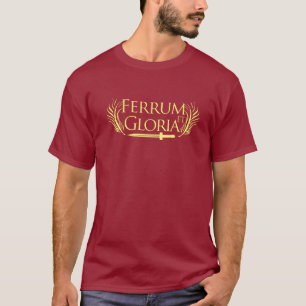 Ferrum e t-shirt do gladiador de Gloria