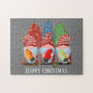 Fesnatal Gnomos de Natal Festivo quebra-cabeça