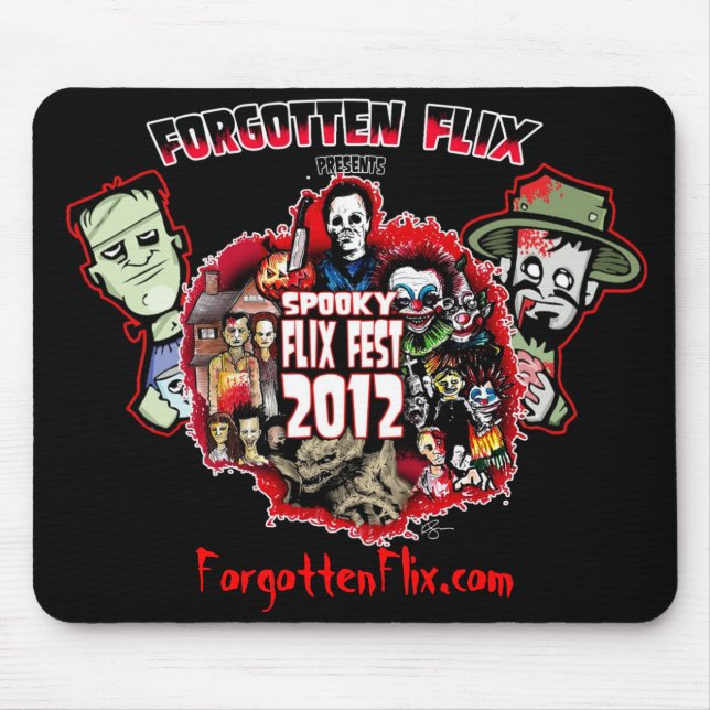 Fest assustador de Flix Mousepad 2012 (Frente)