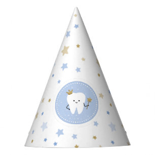 Festa Bonito primeiro dente de chapéu com estrelas