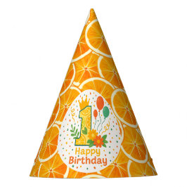 Festa Chapéu de Aniversário de 1 Ano Fatia de Citros