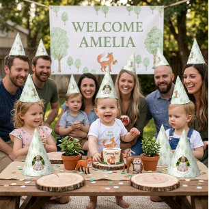 Festa Chapéu de Aniversário Personalizado com Foto Flore