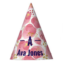 Chapéu de Cone de Aniversário Personalizado com Aq