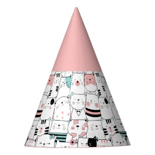 FESTA CHAPÉU DE FESTA: PADRÃO DO GATO FELIZ