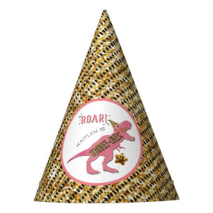 Festa Chapéu do aniversário de 3 anos do Dinossauro Três