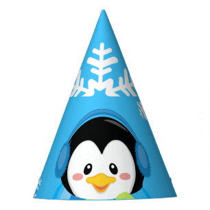 Festa Chapéu do Partido dos Pinguins de inverno