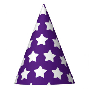 Festa Chapéu do Partido Roxo Patterno de Estrela