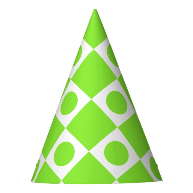 Festa Chapéu Personalizado de Grupo de Cores do Mod Retr (Frente)