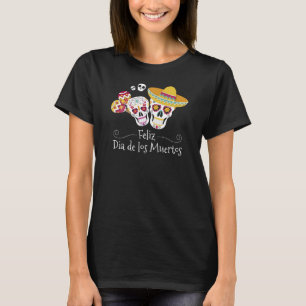 Festa Colorida do Dia de Muertos  Camisa
