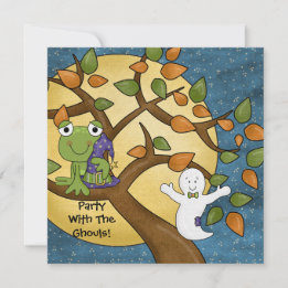 Festa com o Convite de Halloween de Ghouls