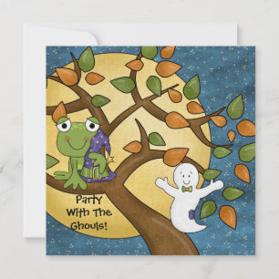 Festa com o Convite de Halloween de Ghouls
