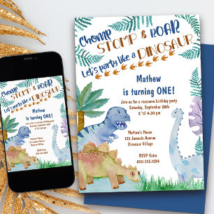 Festa como um convite para o aniversário de um Di