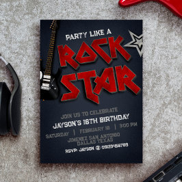 Festa Como um Convite Rockstar