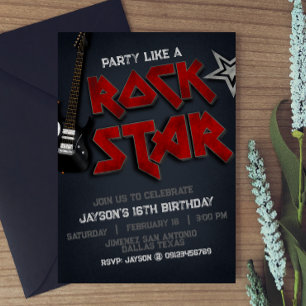 Festa Como um Convite Rockstar