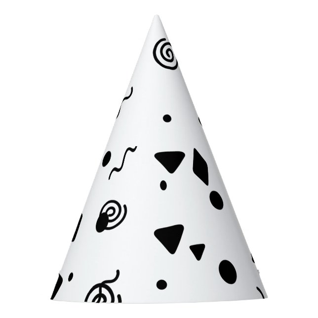 Festa Confetti - Chapéu de Partido de Papel Padrão (Frente)