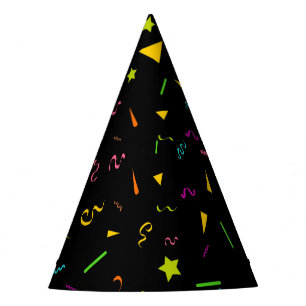 Festa Confetti - Chapéu de Partido de Papel Padrão