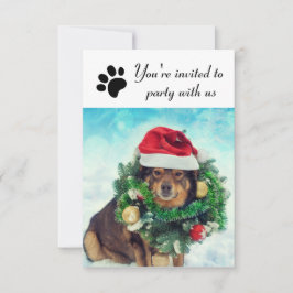 Festa conosco Cachorro - Convite para Festa de Fér