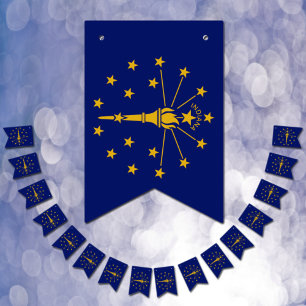 Festa da Bandeira de Indiana, bandeiras de bunting