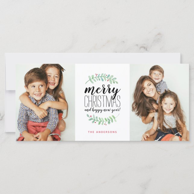 Festa da Coroa de Natal Foto de Natal 2 (Frente)