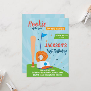 Festa de 1º Aniversário de Beisebol Novato do Ano