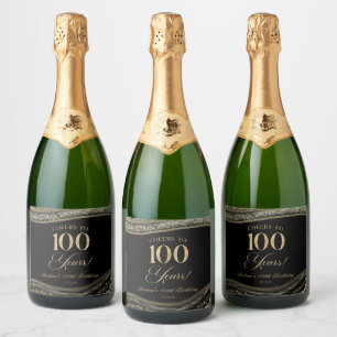Festa de 100 Anos de Aniversário Elegante Ágata Pr