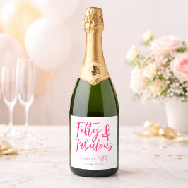 Festa de 50 Anos Rosa Moderno e Fabuloso