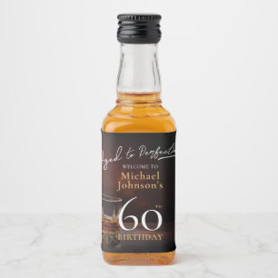 Festa de 60 Anos Elegant Whiskey Black Gold