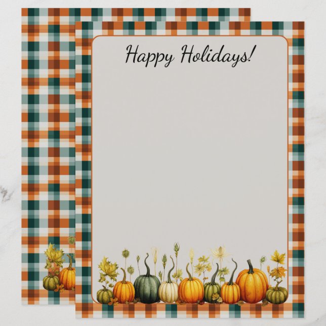 Festa de Abóbora Perfeita no Dia das Bruxas no Dia (Frente/Verso)